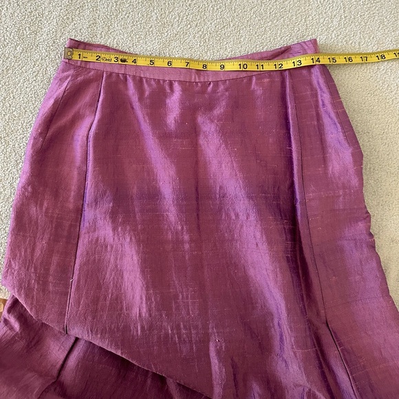 New Handmade Woman’s Lavender Silk Dress Top&Skirt, Sz S/M - Picture 13 of 16